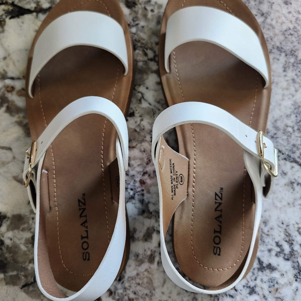 Womens White Sandals